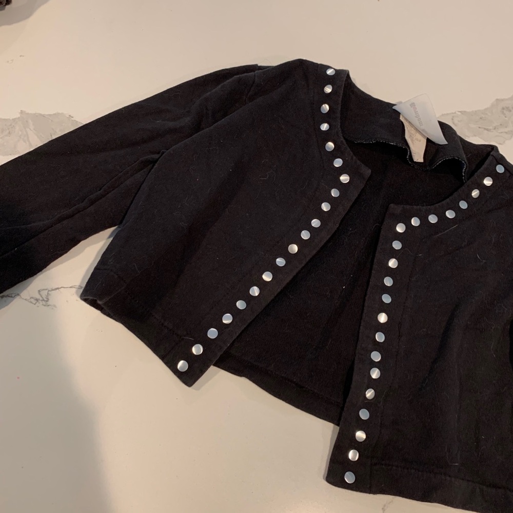 Random Hearts Little Girls Cardigan